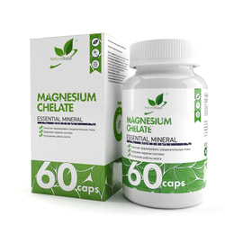 Natural Supp Magnesium chelate 60 caps