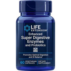 Life Extension Enhanced Super Digestive Enzymes and Probiotics 60 vcaps