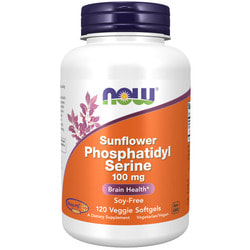 NOW Sunflower Phosphatidyl serine 100 mg 120 vcaps
